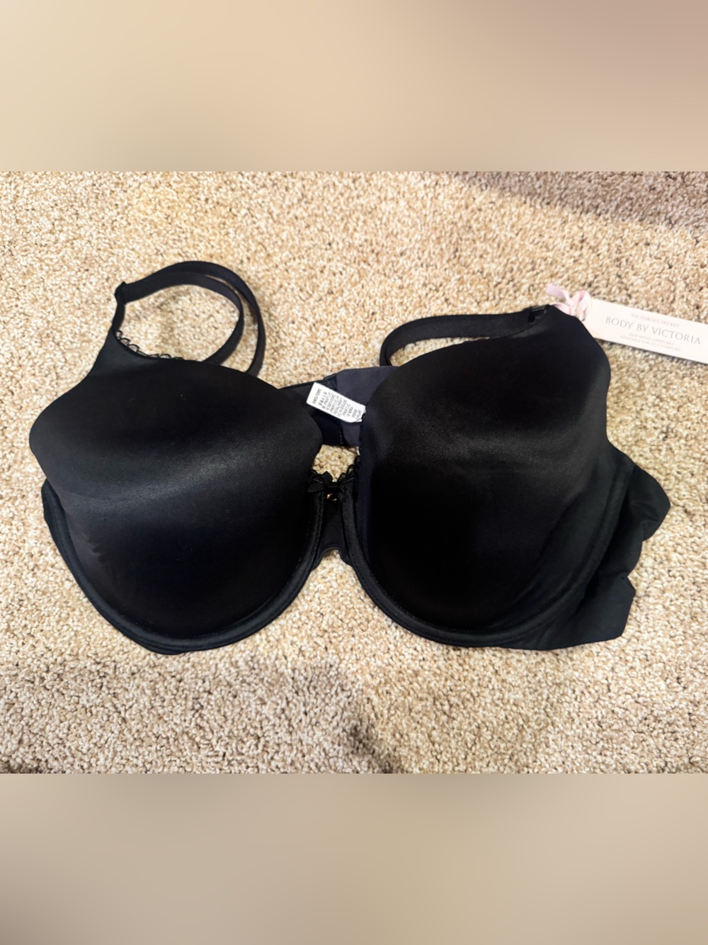 Victoria's Secret Black body by Victoria lightly lined Bra